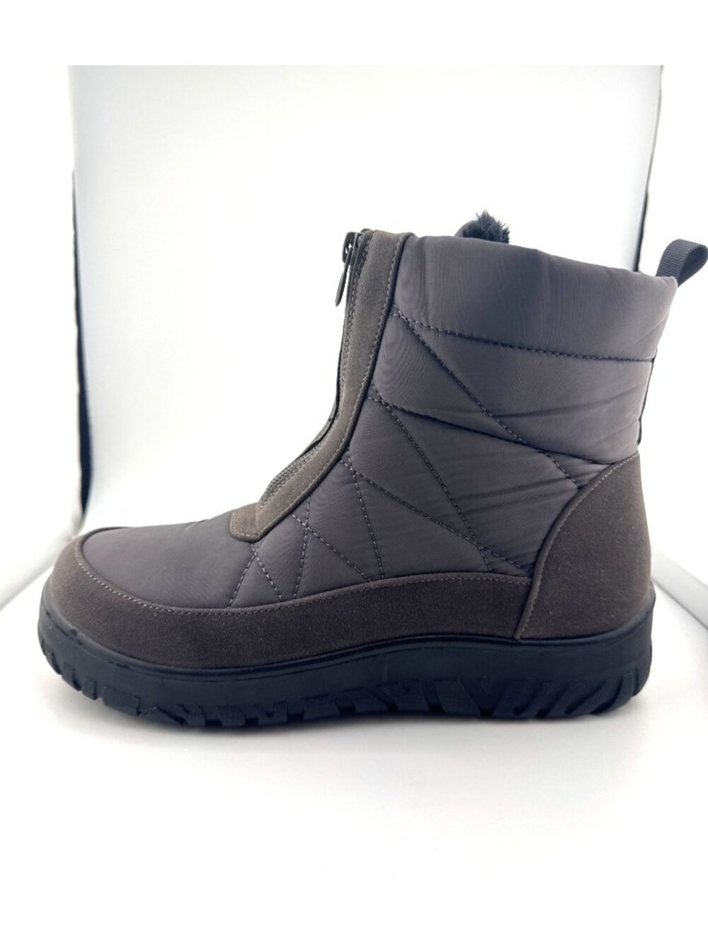 Flexus by Spring Step Italian Comfort Winter Boots Ice Cleats Zip EU 39 US 8